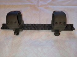 Rail Picatinny et colliers tactical 30mm Black pour REM. 700 SA